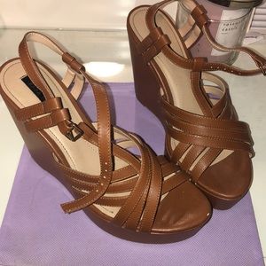 zara wedges! light use